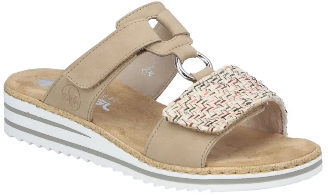 Rieker Badslipper 251502 - Maat 38 - Beige