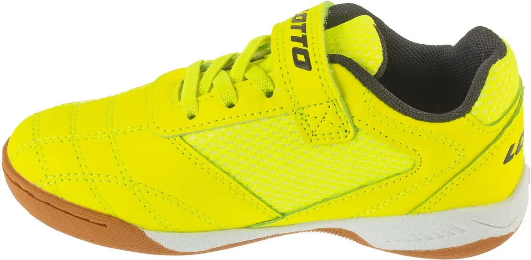 Lotto Whizzer K Lage Kindersneaker 2600120K - Geel/Zwart - afbeelding 5 van 6