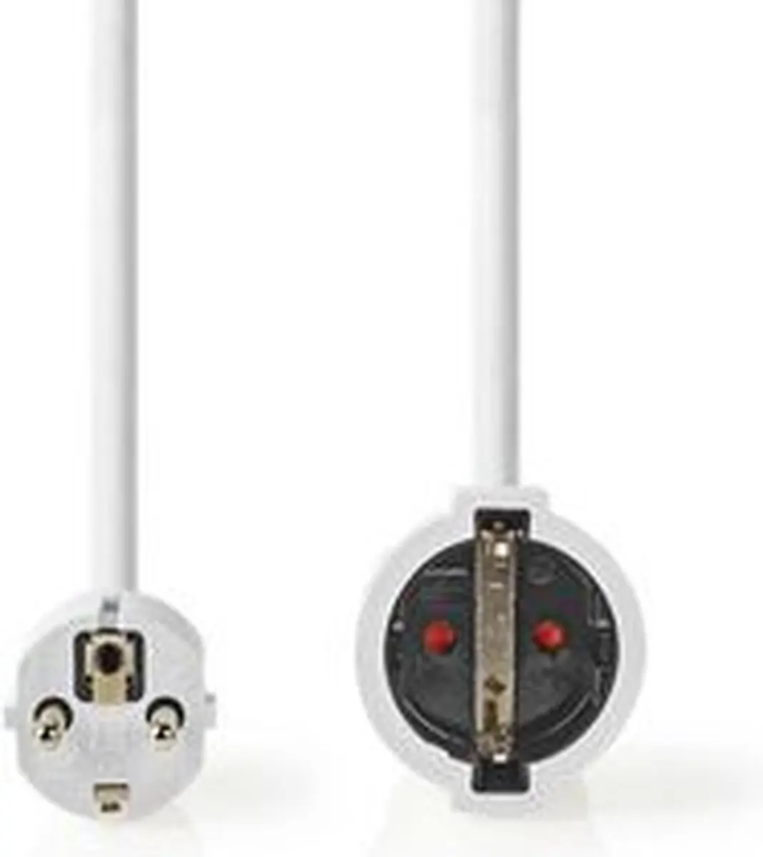 Nedis Stroomverlengkabel Type F 10m - Wit - afbeelding 4 van 6