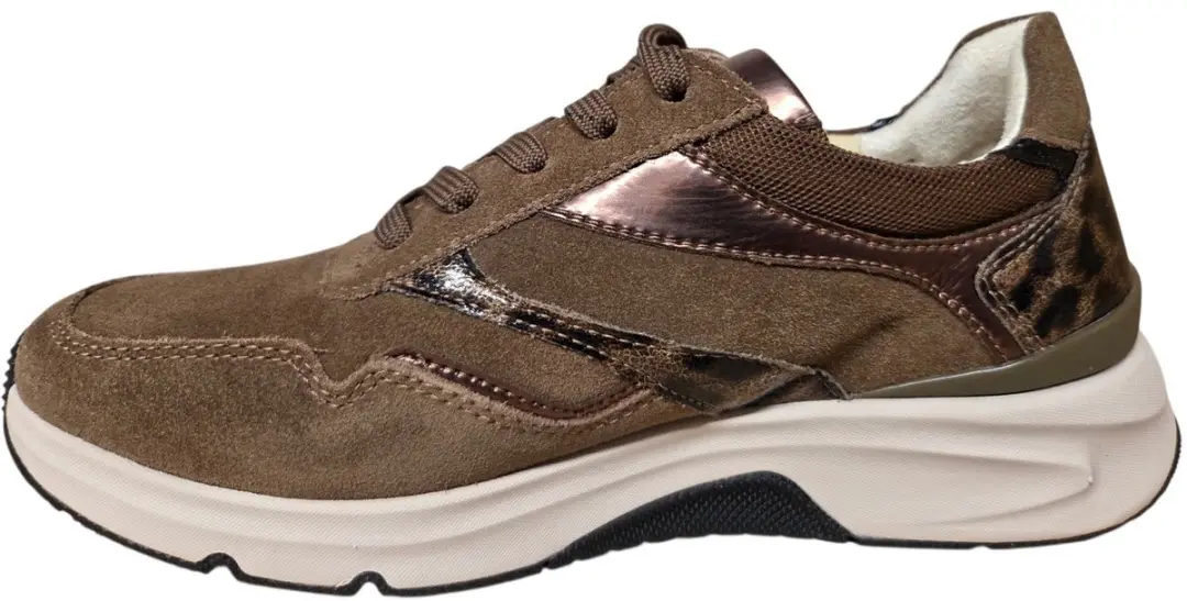 Gabor Rollingsoft Sneakers 102223 - Bruin Suede - Maat 41