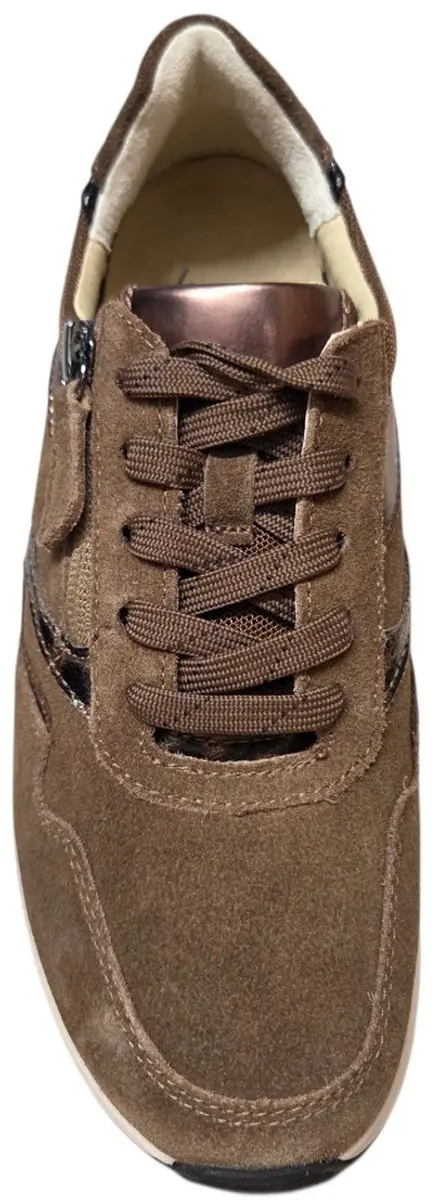 Gabor Rollingsoft Sneakers 102223 - Bruin Suede - Maat 41