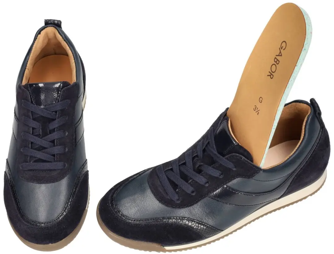 Gabor 6025.01.002 Dames Sneakers - Donkerblauw - Maat 38 - afbeelding 6 van 6