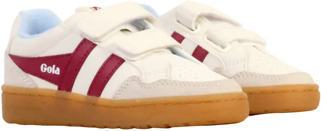 Gola Eagle Strap Leren Sneakers - Wit - Maat 34 - afbeelding 3 van 6