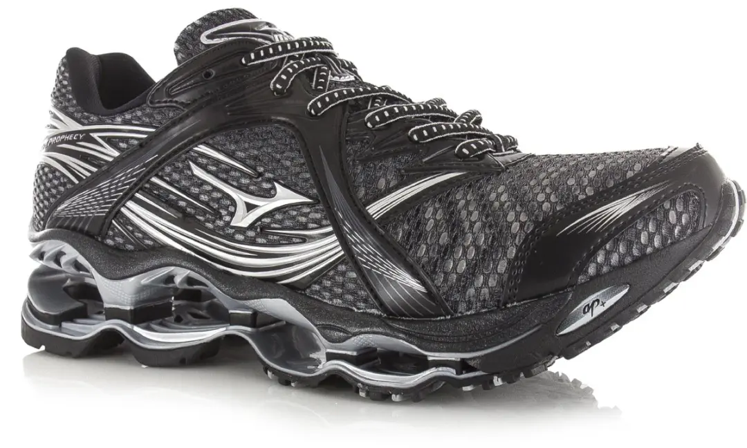 Mizuno Wave Prophecy 1 Lage Sneakers 43 - Zwart