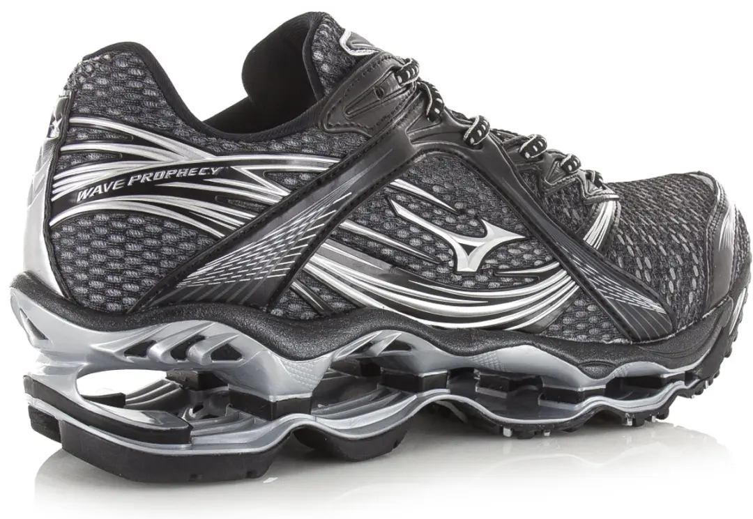 Mizuno Wave Prophecy 1 Lage Sneakers 43 - Zwart