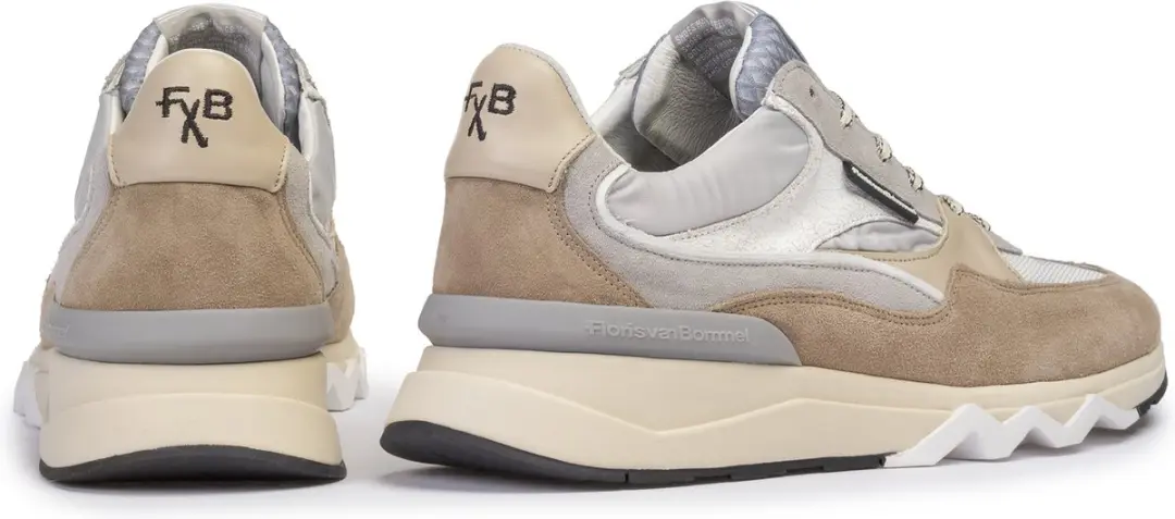Floris van Bommel SFM-10155 Lage Sneakers - Taupe - 41⅓
