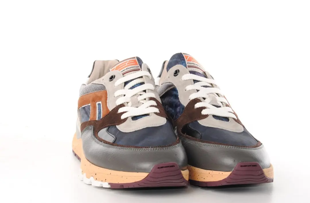 Floris van Bommel De Treener II Heren Sneakers - 45 - Multicolor