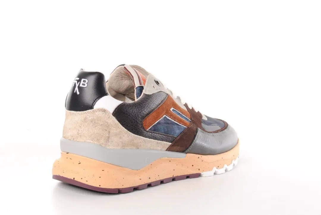 Floris van Bommel De Treener II Heren Sneakers - 45 - Multicolor