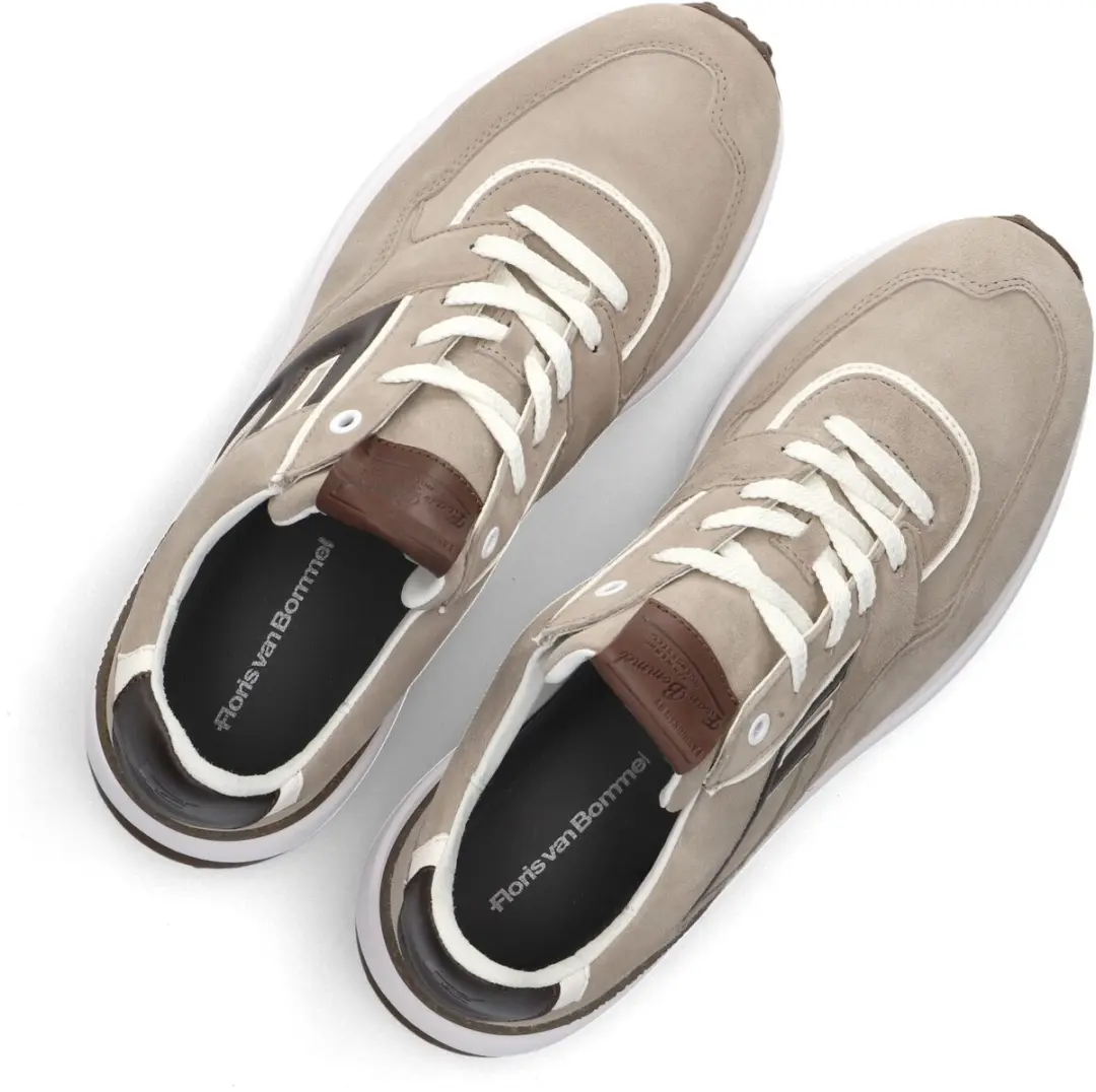 Floris van Bommel Noppi Sneakers SFM-10223 - Beige - Maat 42⅔