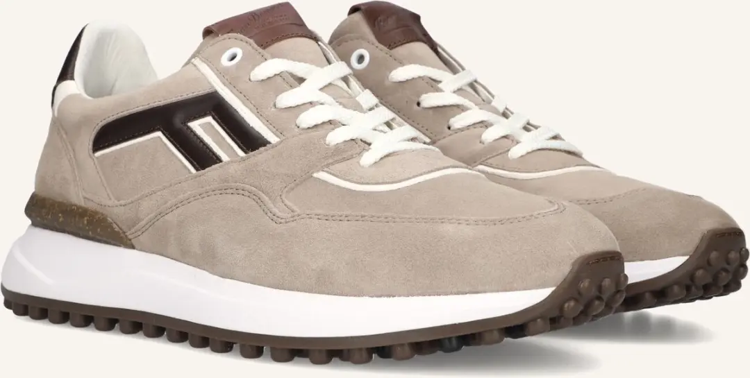 Floris van Bommel Noppi Sneakers SFM-10223 - Beige - Maat 42⅔