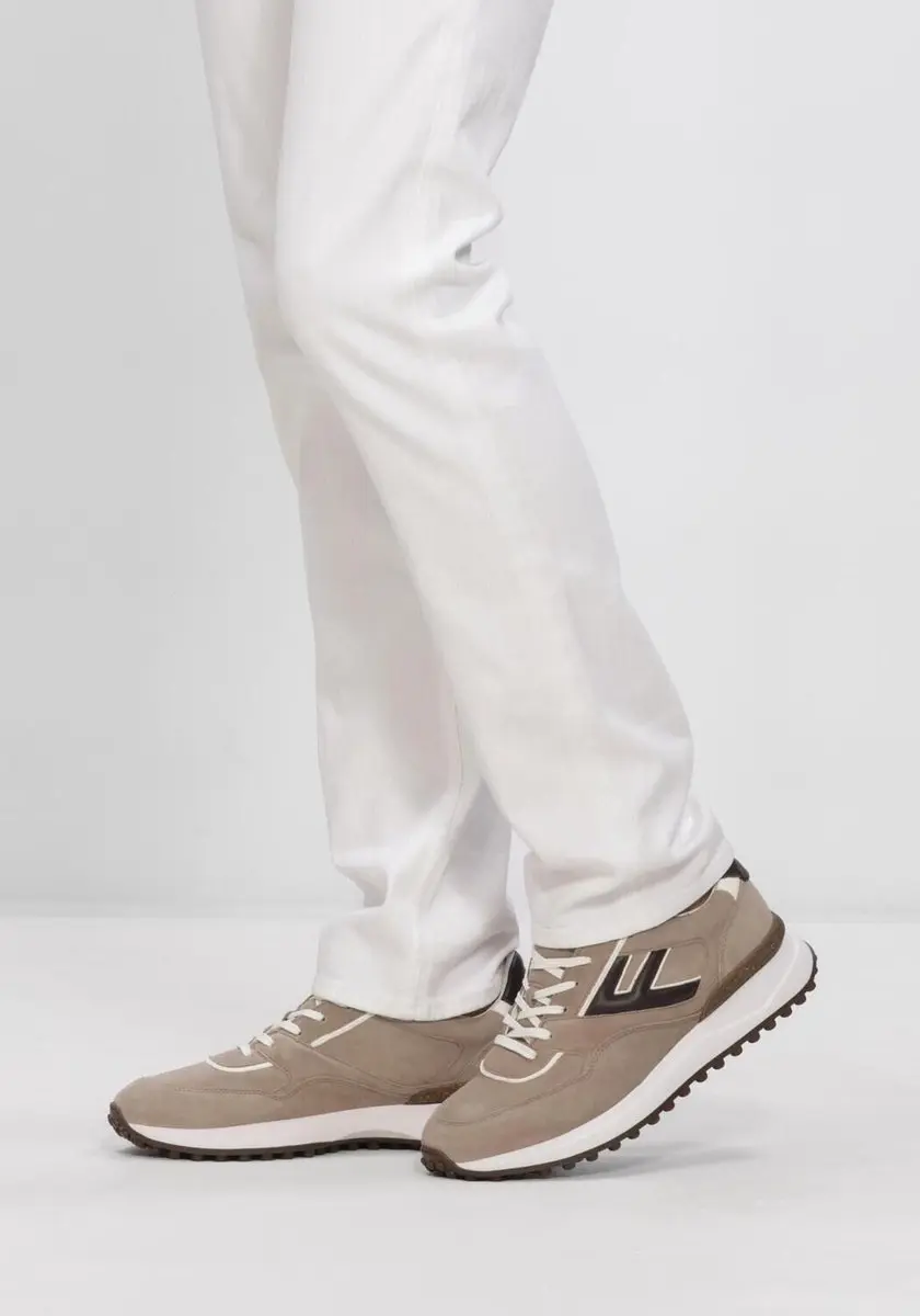 Floris van Bommel Noppi Sneakers SFM-10223 - Beige - Maat 42⅔