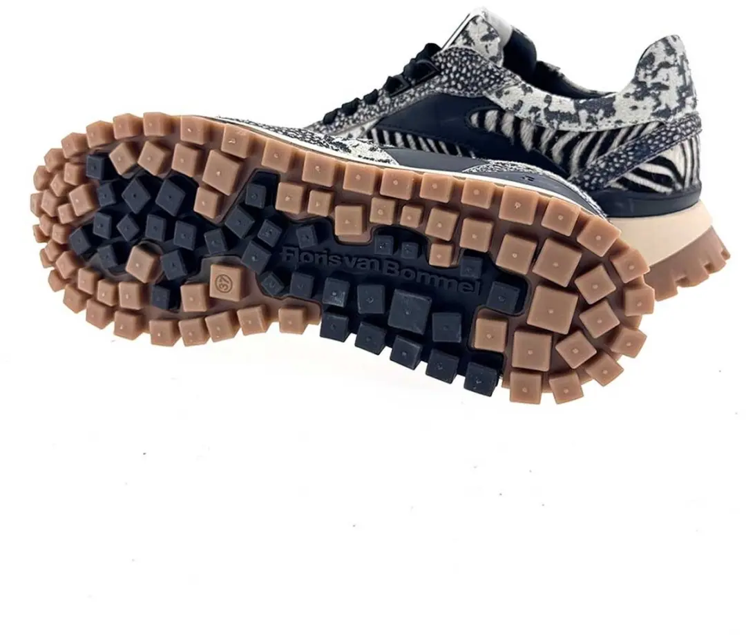 Floris van Bommel GROMMI 04.01 Lage Sneakers - Zwart
