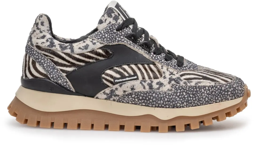 Floris van Bommel GROMMI 04.01 Lage Sneakers - Zwart