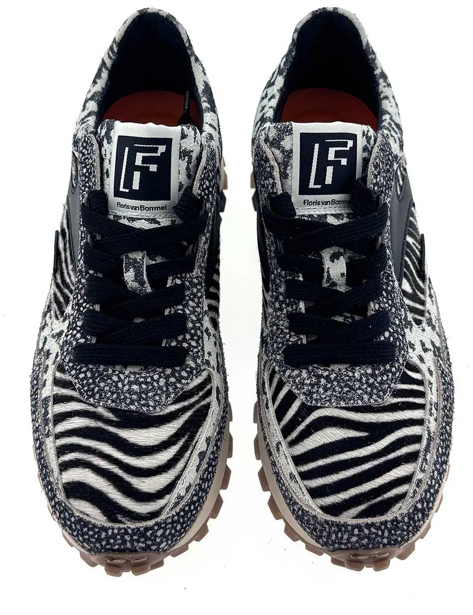 Floris van Bommel GROMMI 04.01 Lage Sneakers - Zwart