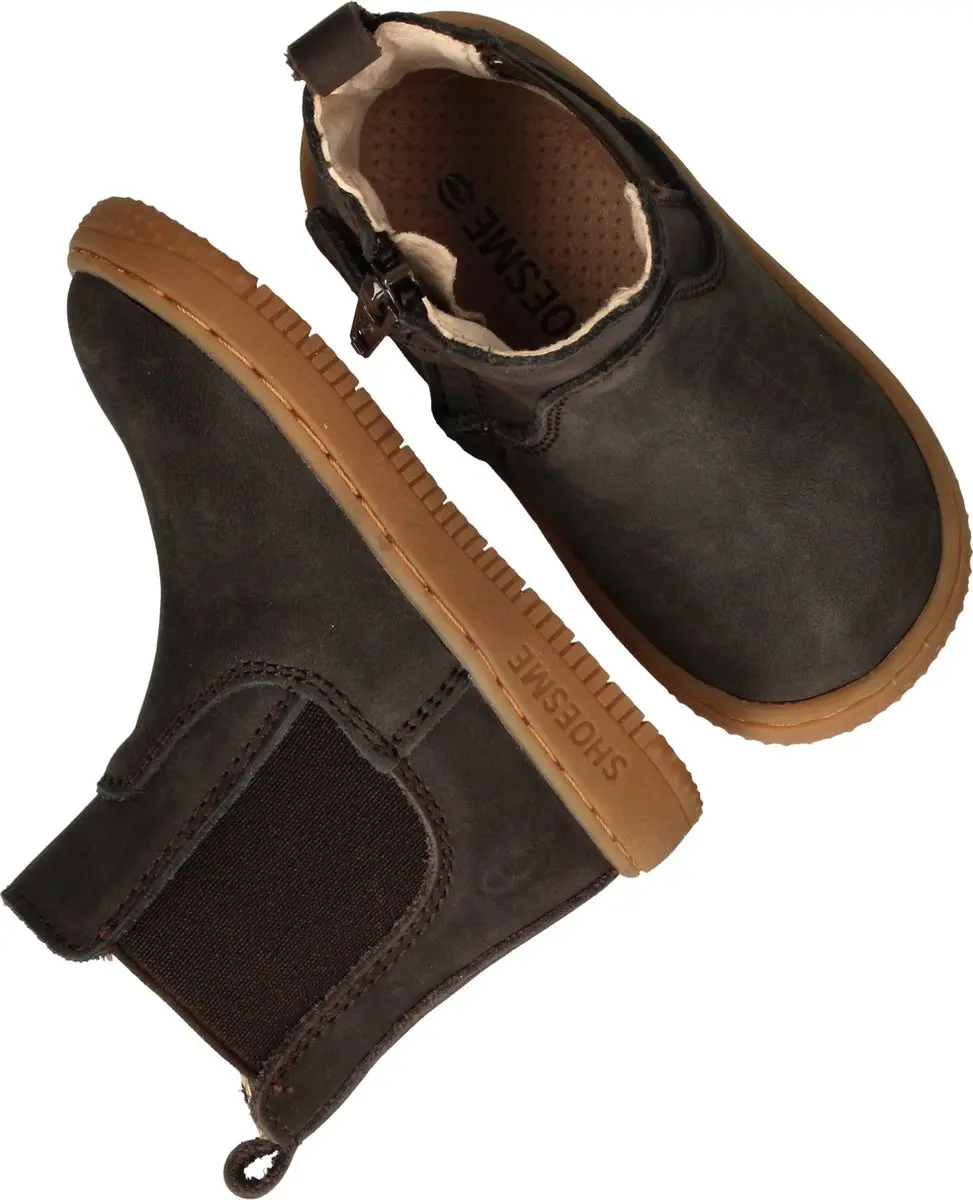 Shoesme Chelsea Bootje Donkerbruin - Leer - Maat 21 - afbeelding 5 van 6