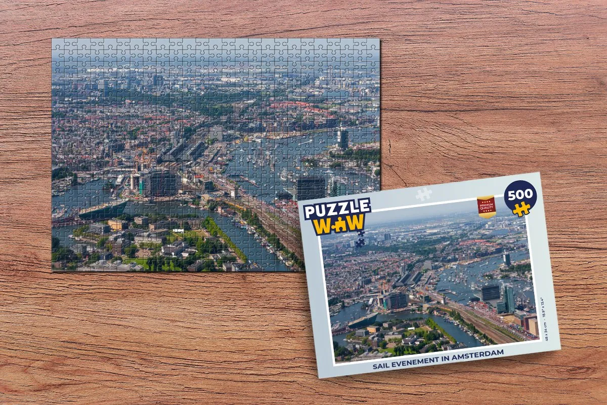 PuzzleWow Legpuzzel 500 Stuks - Multicolor