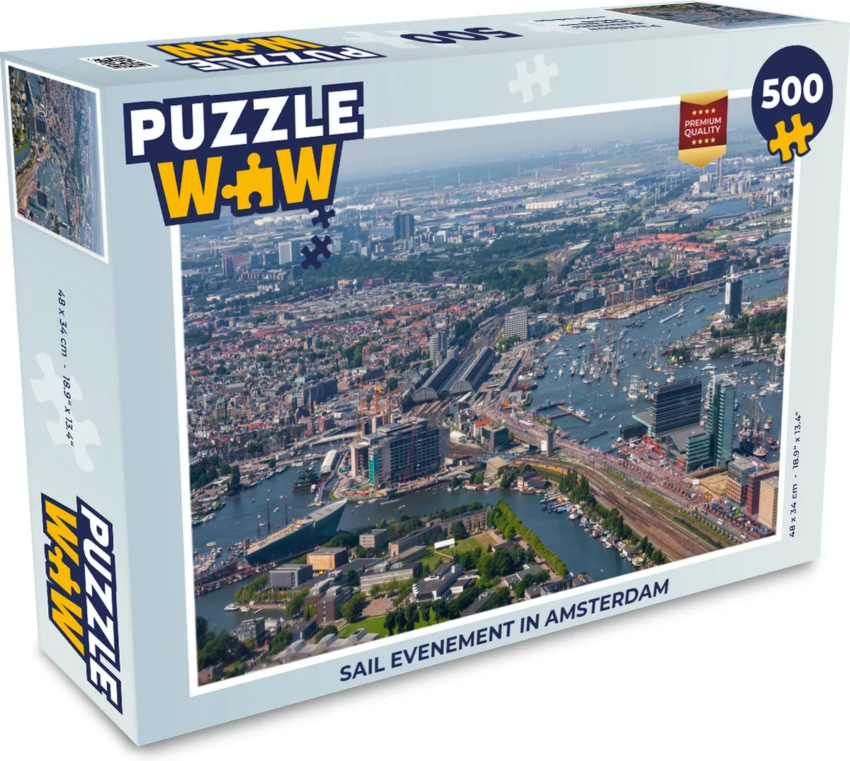 PuzzleWow Legpuzzel 500 Stuks - Multicolor