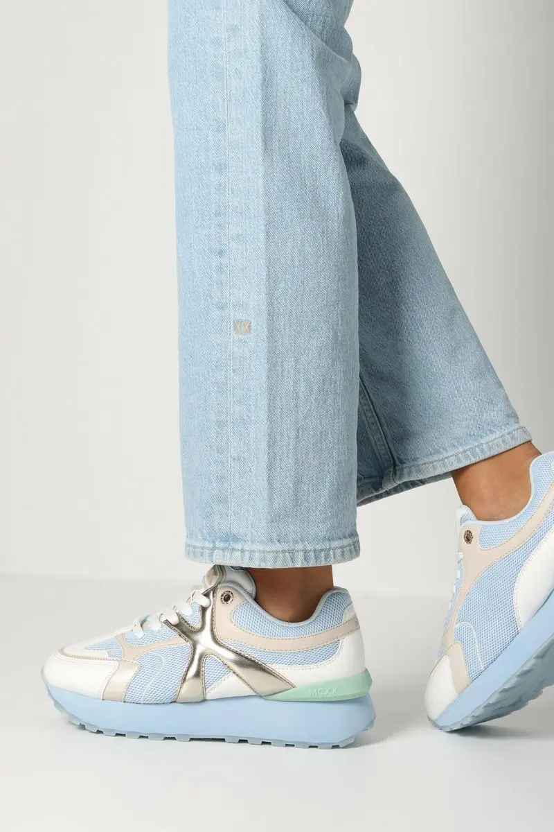 Mexx Sneaker Rozan Humper - Blauw - Maat 38