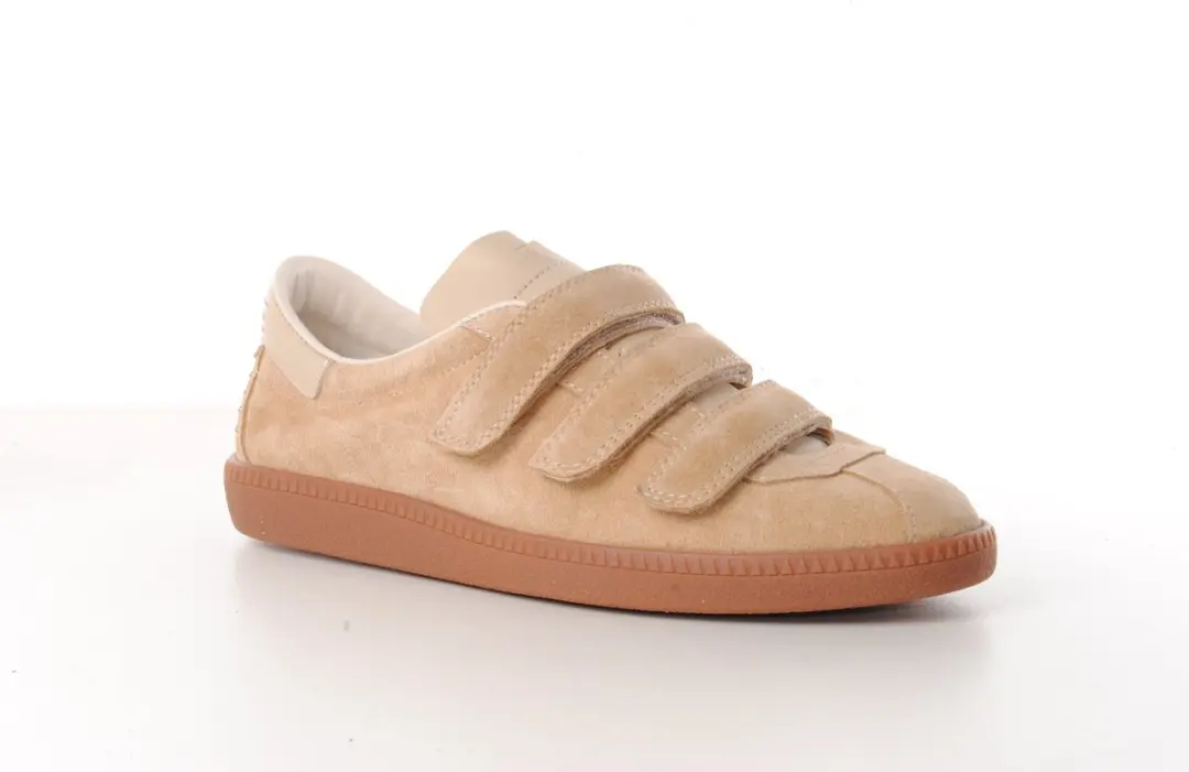 Bronx Bobbie Dames Sneaker - Beige Suède