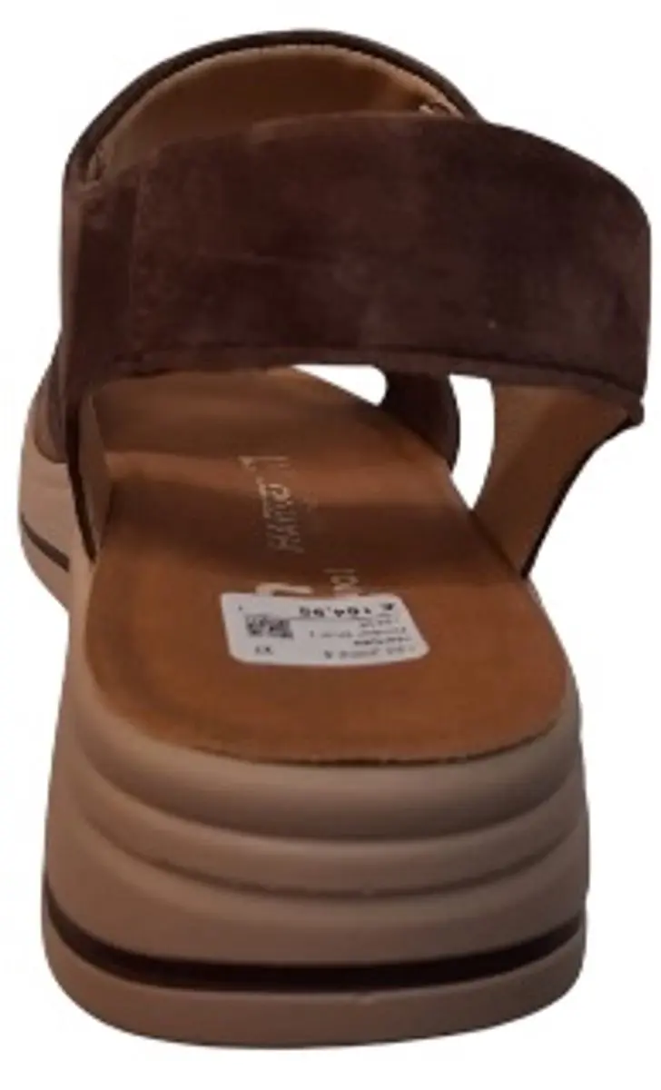Hartjes 132.2002 Sandalen - Dames Breedtemaat 42 - Donkerbruin