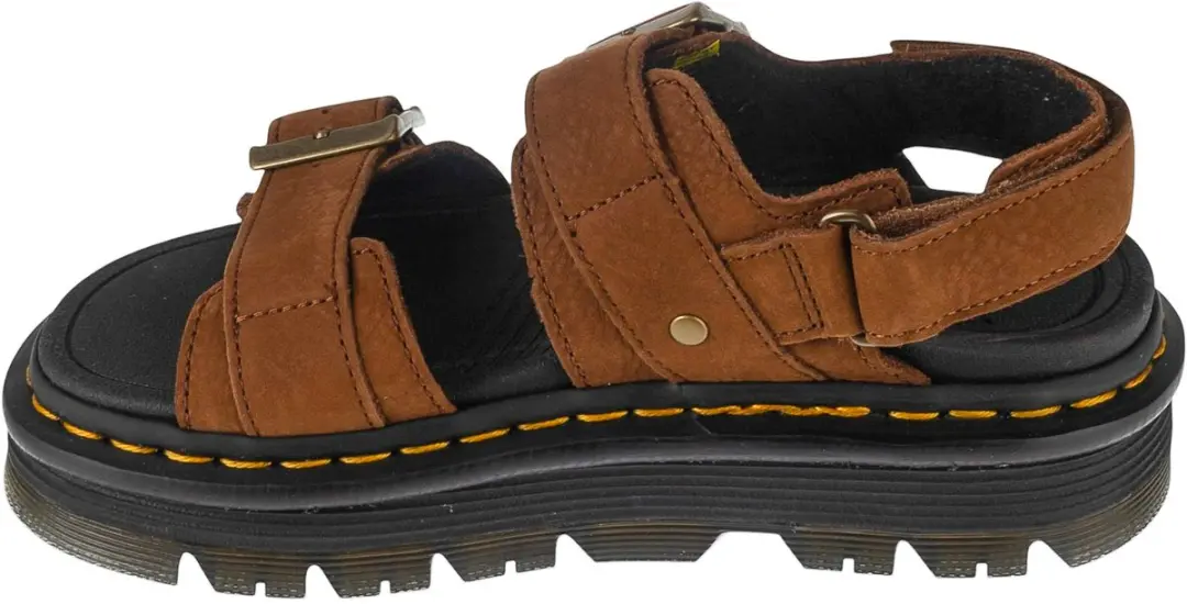 Dr. Martens Zebzag Plateau Sandalen - 38 - Sepia Bruin - afbeelding 6 van 6