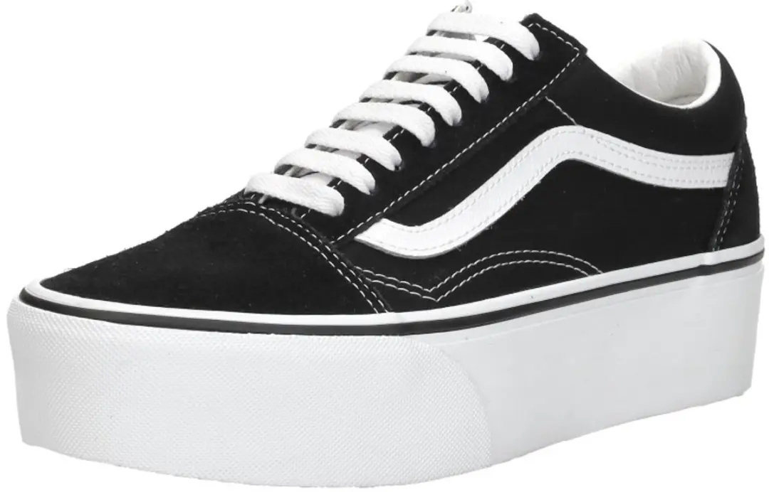 RubberandFabricRoundToeSneakerswithMetalEyelets - Black Sneakers - afbeelding 4 van 6