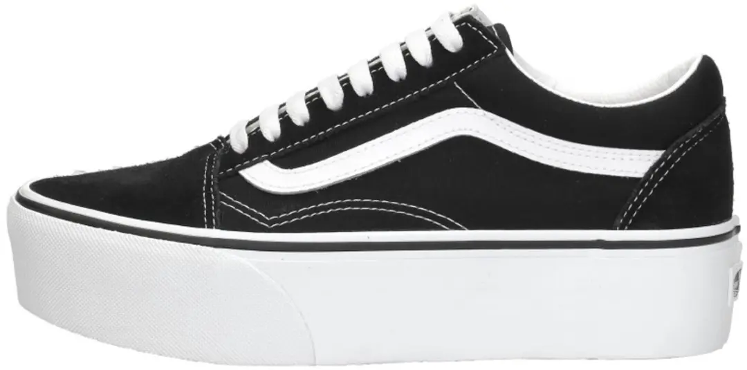 RubberandFabricRoundToeSneakerswithMetalEyelets - Black Sneakers - afbeelding 2 van 6