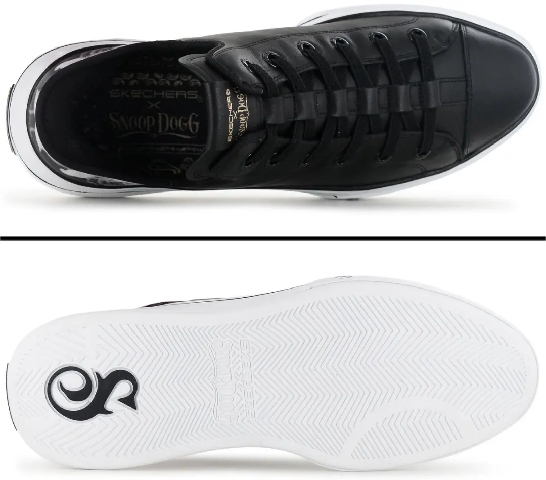 Skechers x Snoop Dogg Slip-ins One OG Sneakers 251016-BKW - Zwart - afbeelding 6 van 6