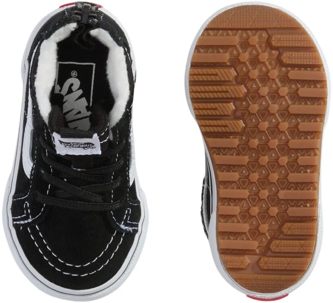 Vans Sk8-Hi Zip MTE Junior Sneakers - Zwart/Wit - afbeelding 4 van 6