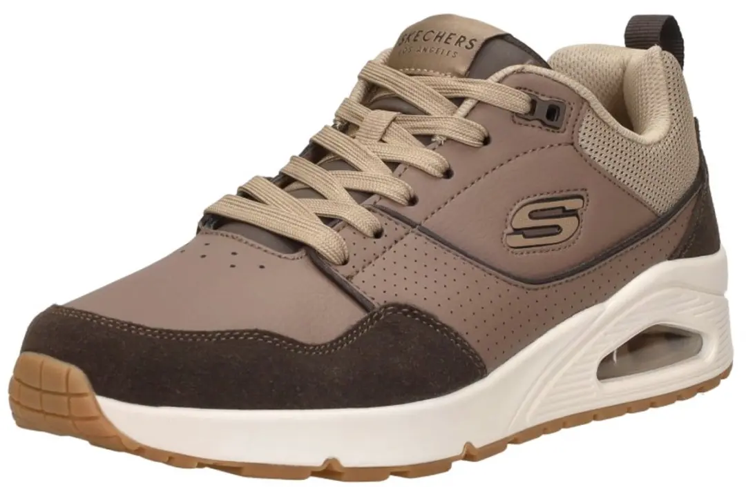 Skechers Uno-Retro One Sneakers - Bruin Suede - afbeelding 4 van 6