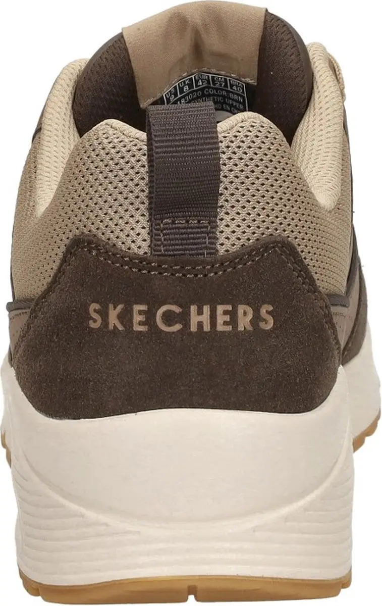 Skechers Uno-Retro One Sneakers - Bruin Suede - afbeelding 6 van 6