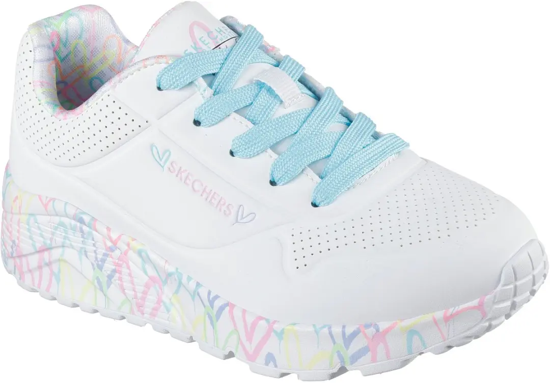 Skechers UNO LITE Meisjes Sneakers 29 - Wit - afbeelding 6 van 6