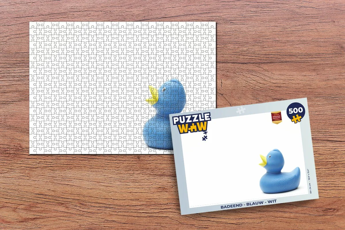 PuzzleWow Badeend Legpuzzel 500 Stuks - Multicolor