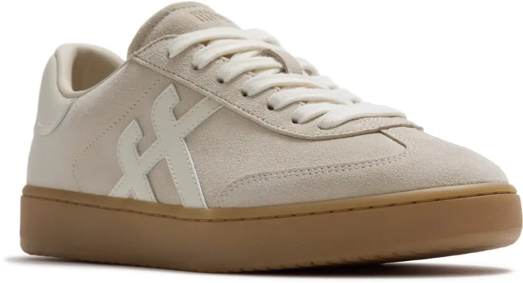FitFlop The Dash T-Toe Suede Sneakers BEIGE