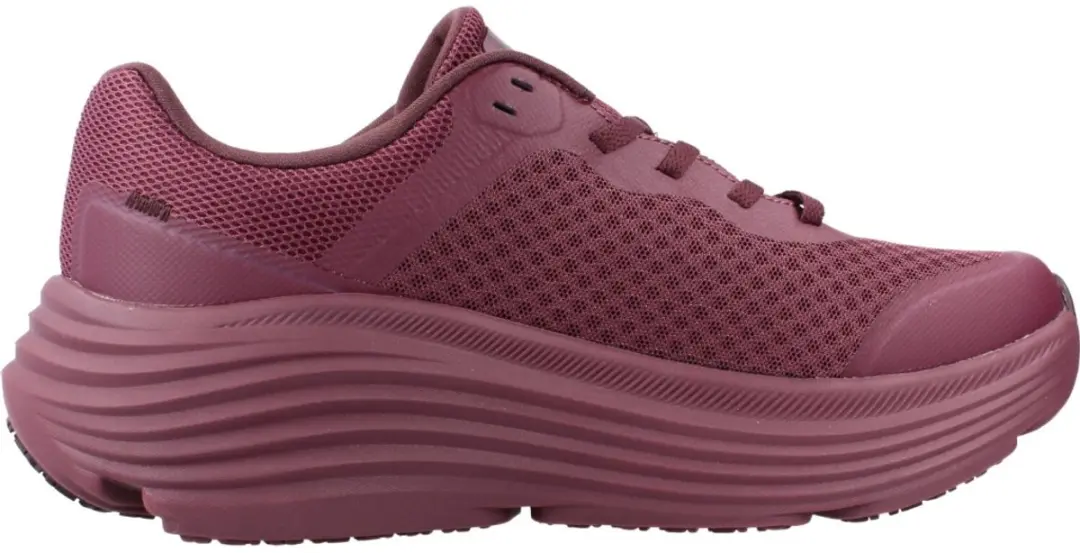 Skechers Dames Max Cushioning Endeavour Hardloopschoenen Burgundy