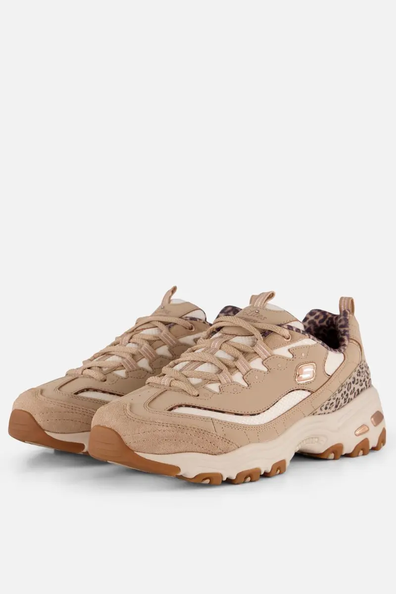 Skechers D'LITES-WILD CHARM Dames Veterschoenen