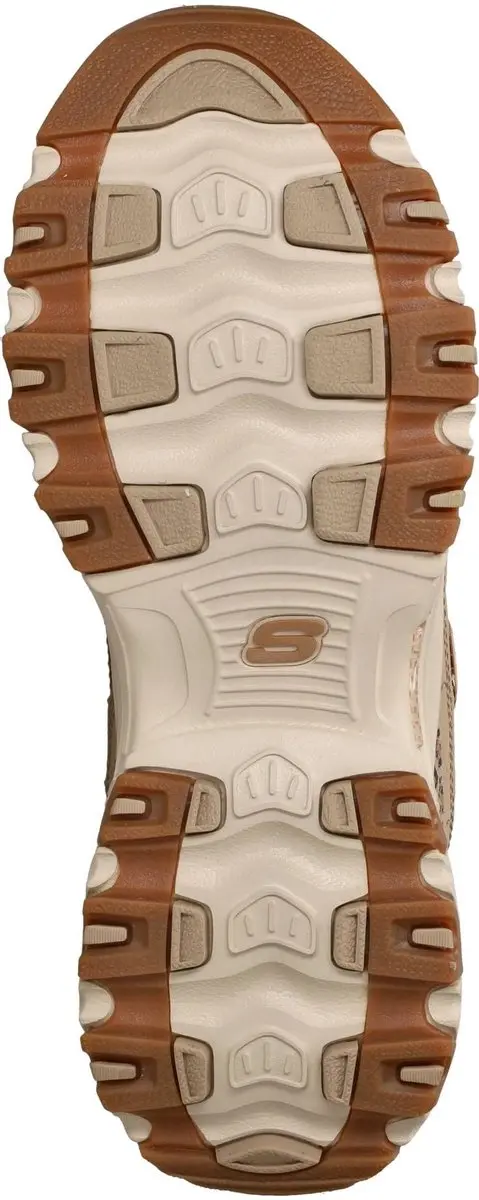 Skechers D'Lites Wild Charm Veterschoenen - Taupe/Multi - afbeelding 4 van 6