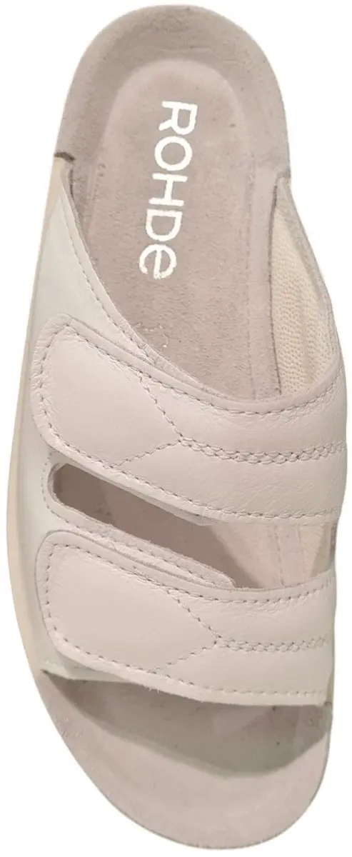 Rohde Leren Dames Slippers 43 - Wit