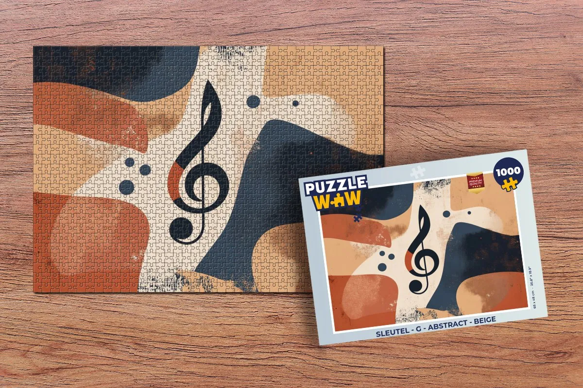 PuzzleWow Abstracte Sleutel Legpuzzel 1000 Stuks