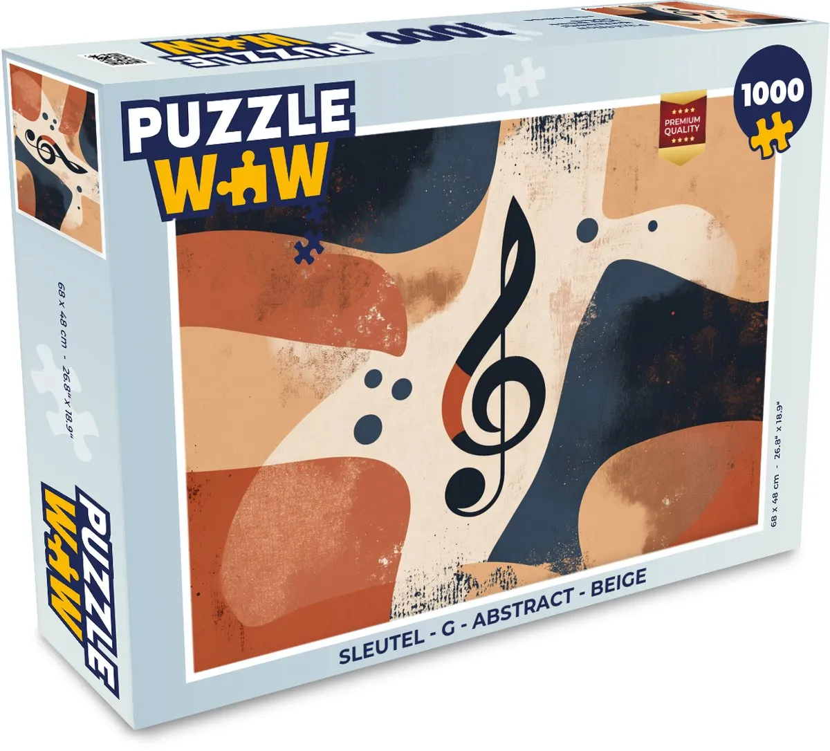 PuzzleWow Abstracte Sleutel Legpuzzel 1000 Stuks