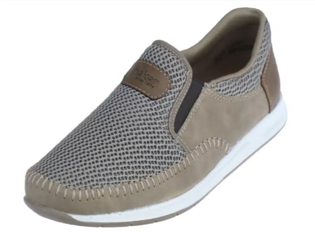 Rieker 11954-64 Instappers Heren - Beige 44