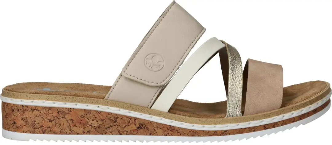 Rieker 251504 Badslipper - Maat 42 - Beige