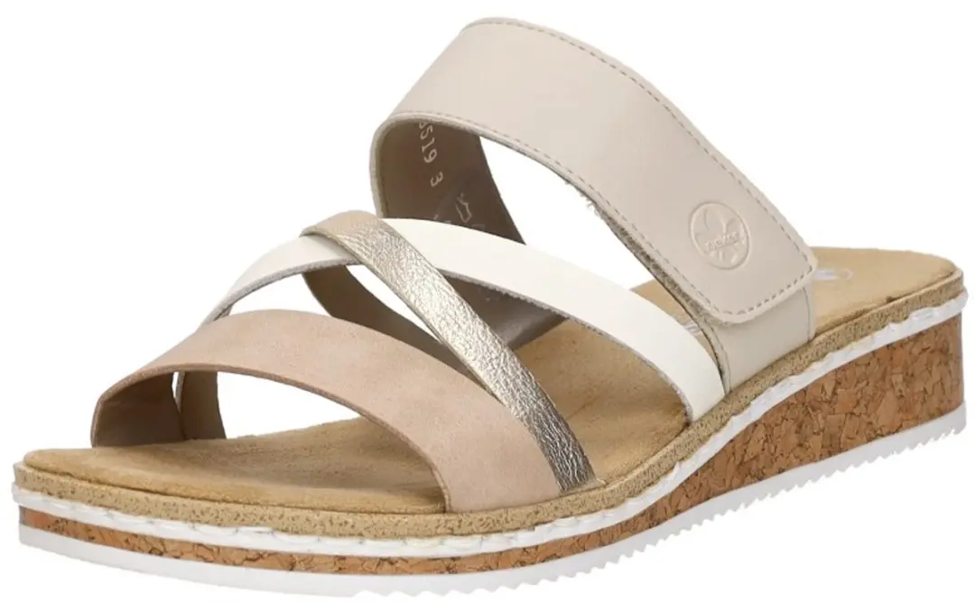 Rieker 251504 Badslipper - Maat 42 - Beige