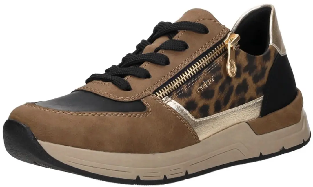 Rieker Dames Sneakers - Bruin - Maat 41