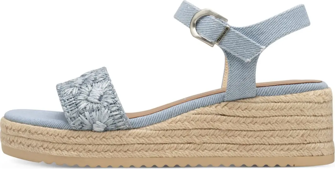 Tamaris Sandalen Touwzool Sandalen Touwzool - Licht blauw - Maat 41 - afbeelding 2 van 6