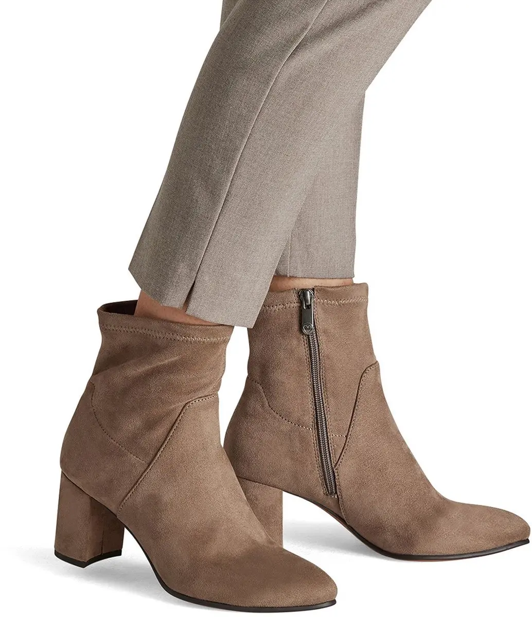 Marco Tozzi 2-25369-47-270 Enkellaarzen - Beige