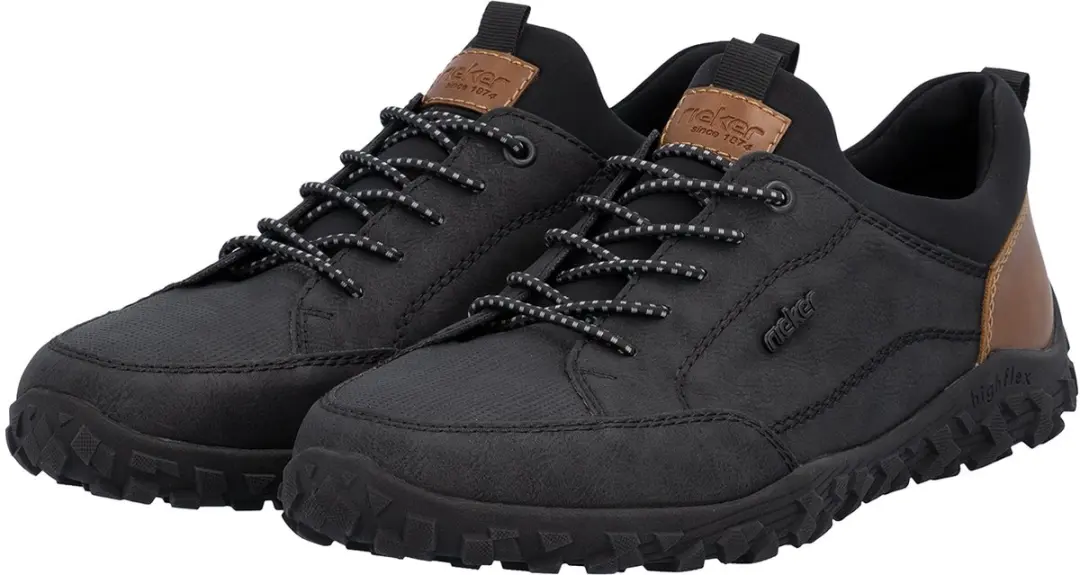 Rieker Heren Slipper Elastiek Comfortwijdte G 08150-00 Zwart
