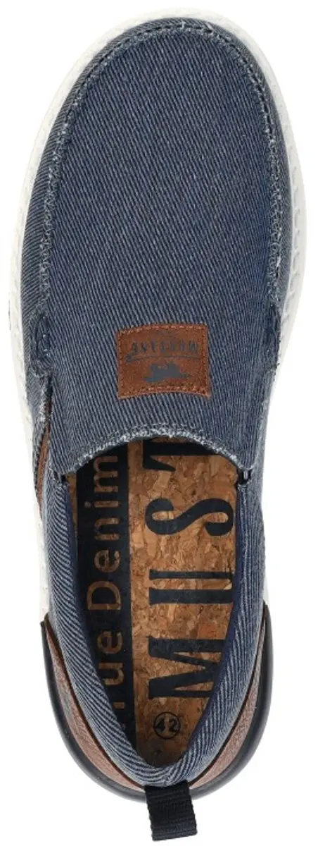 Mustang Sneakers Laag Sportief - Blauw - Maat 42 - afbeelding 4 van 6