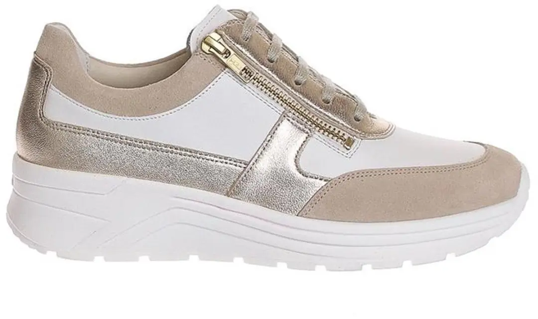 Solidus Beige wit veter H 46022-30599 H BEIGE