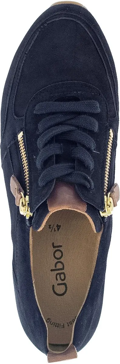 Gabor Dames Sneakers 7391/4 - Maat 37.5 - Donkerblauw